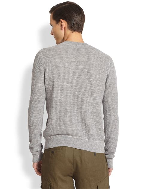 michael kors men's pullover hoodie|Michael Kors grey crewneck sweatshirt.